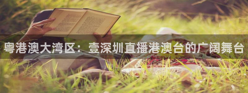 857足球直播比赛：粤港澳大湾区：壹深圳直播港澳台的广阔舞台